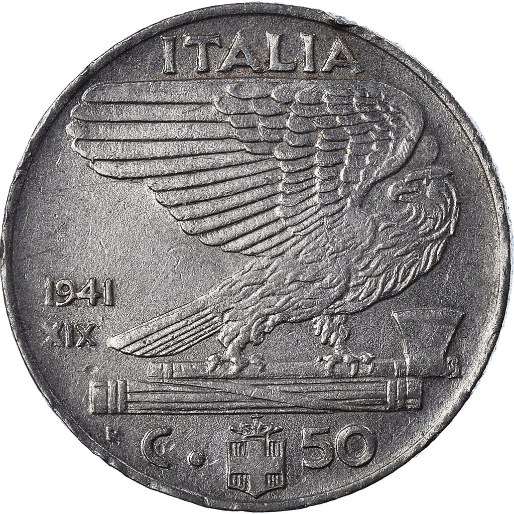 Moeda, Itália, 50 Centesimi, 1941