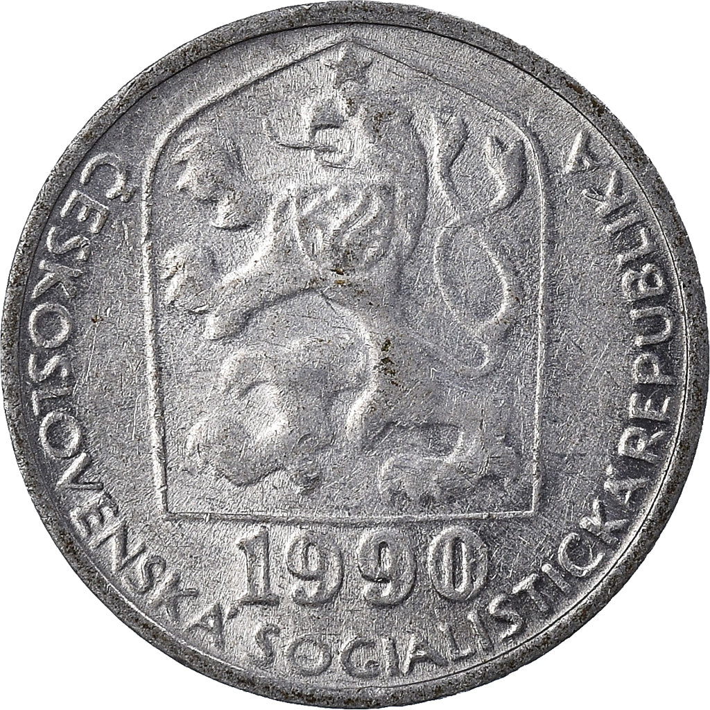 Munten, Tsjecho-Slowakije, 10 Haleru, 1990