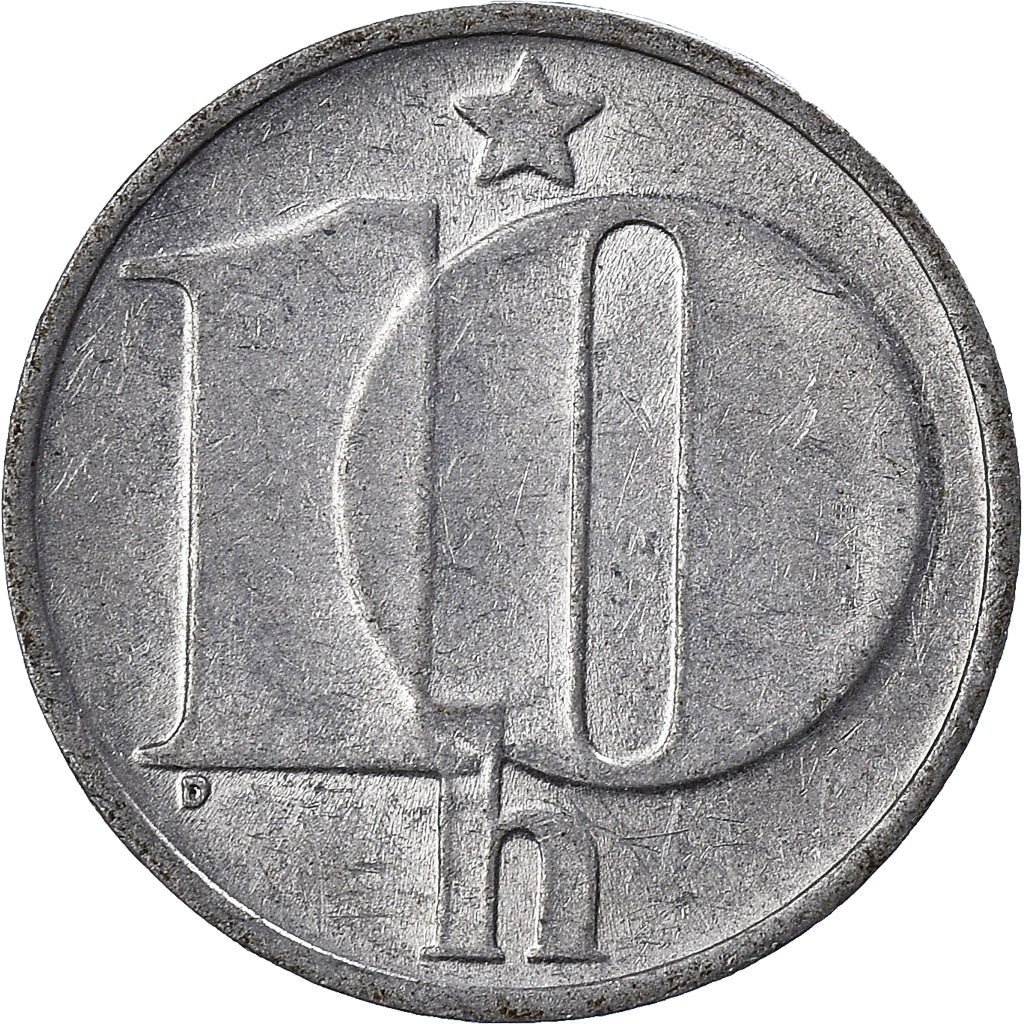 Munten, Tsjecho-Slowakije, 10 Haleru, 1990