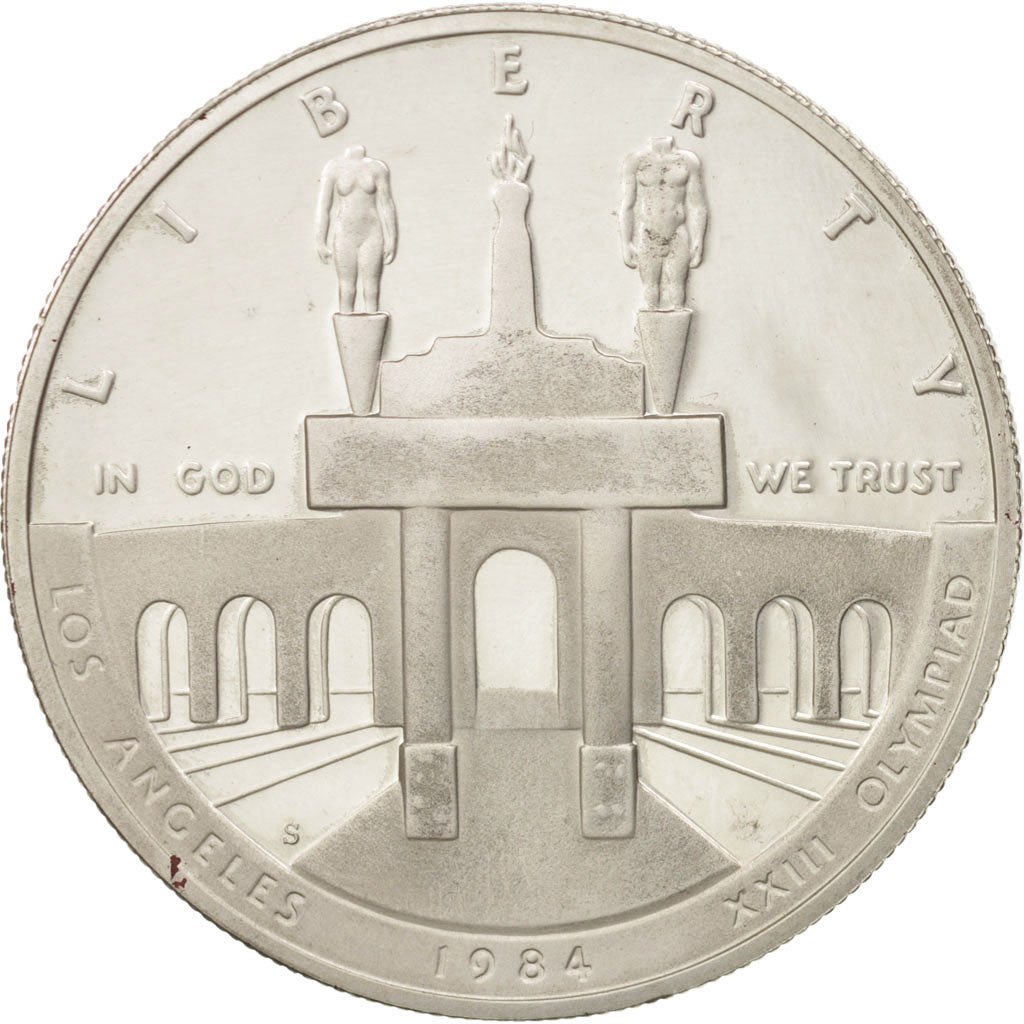 Stati Uniti, Dollar, 1984, U.S. Mint, San Francisco, SPL, Argento, KM:210