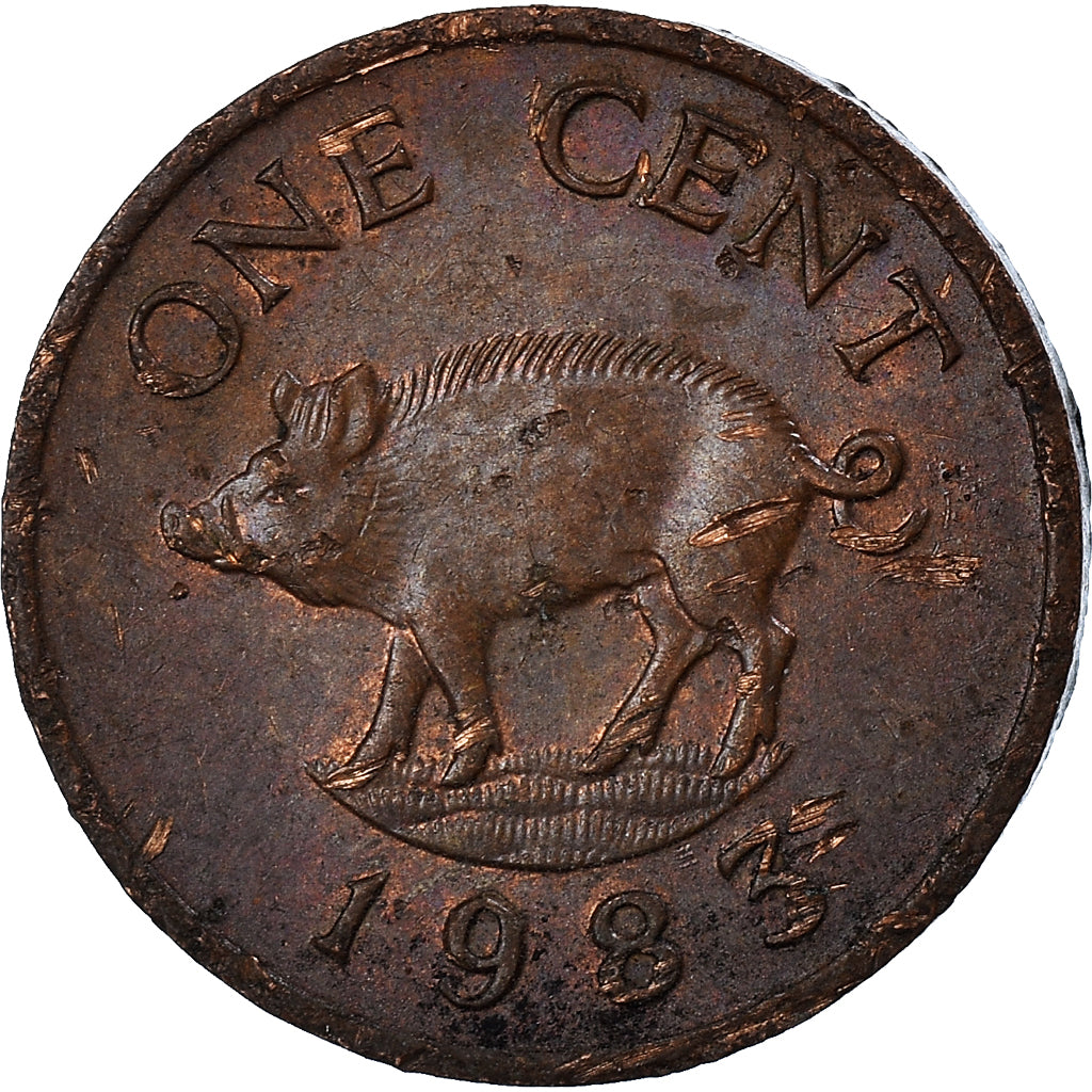 Monnaie, Bermudes, Cent, 1983