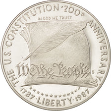 United States, Dollar, Constitution, 1987, San Francisco, MS, Silver, KM:220