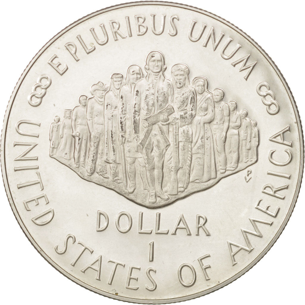 United States, Dollar, Constitution, 1987, San Francisco, MS, Silver, KM:220