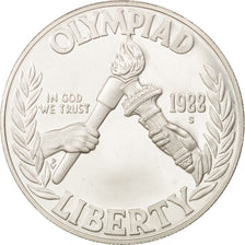 Coin, United States, Dollar, 1988, U.S. Mint, San Francisco, MS(63), Silver