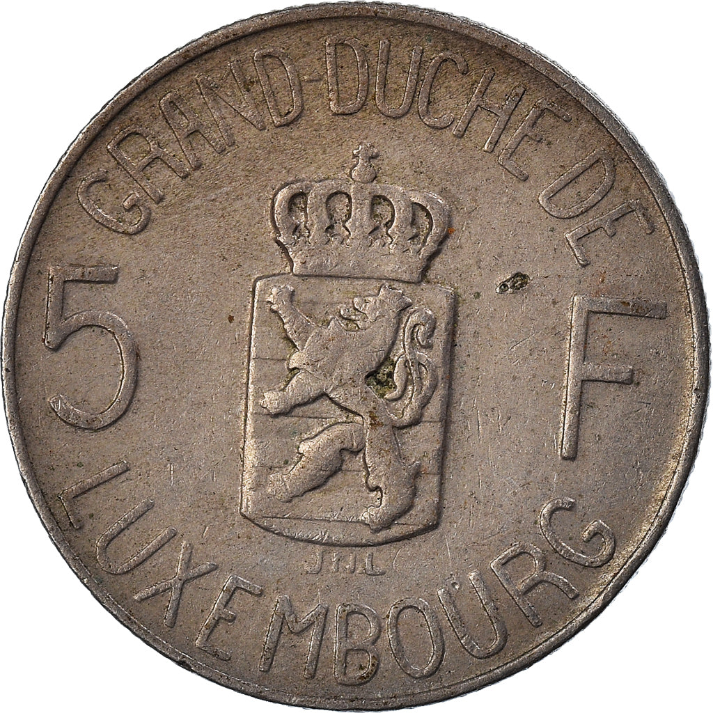 Munten, Luxemburg, 5 Francs, 1962