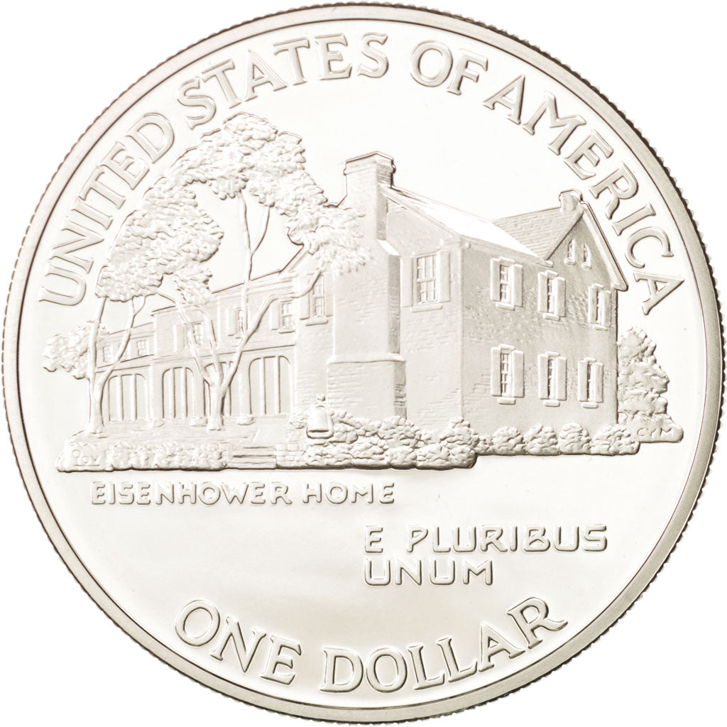 Stati Uniti, Dollar, 1990, U.S. Mint, Philadelphia, FDC, Argento, KM:227
