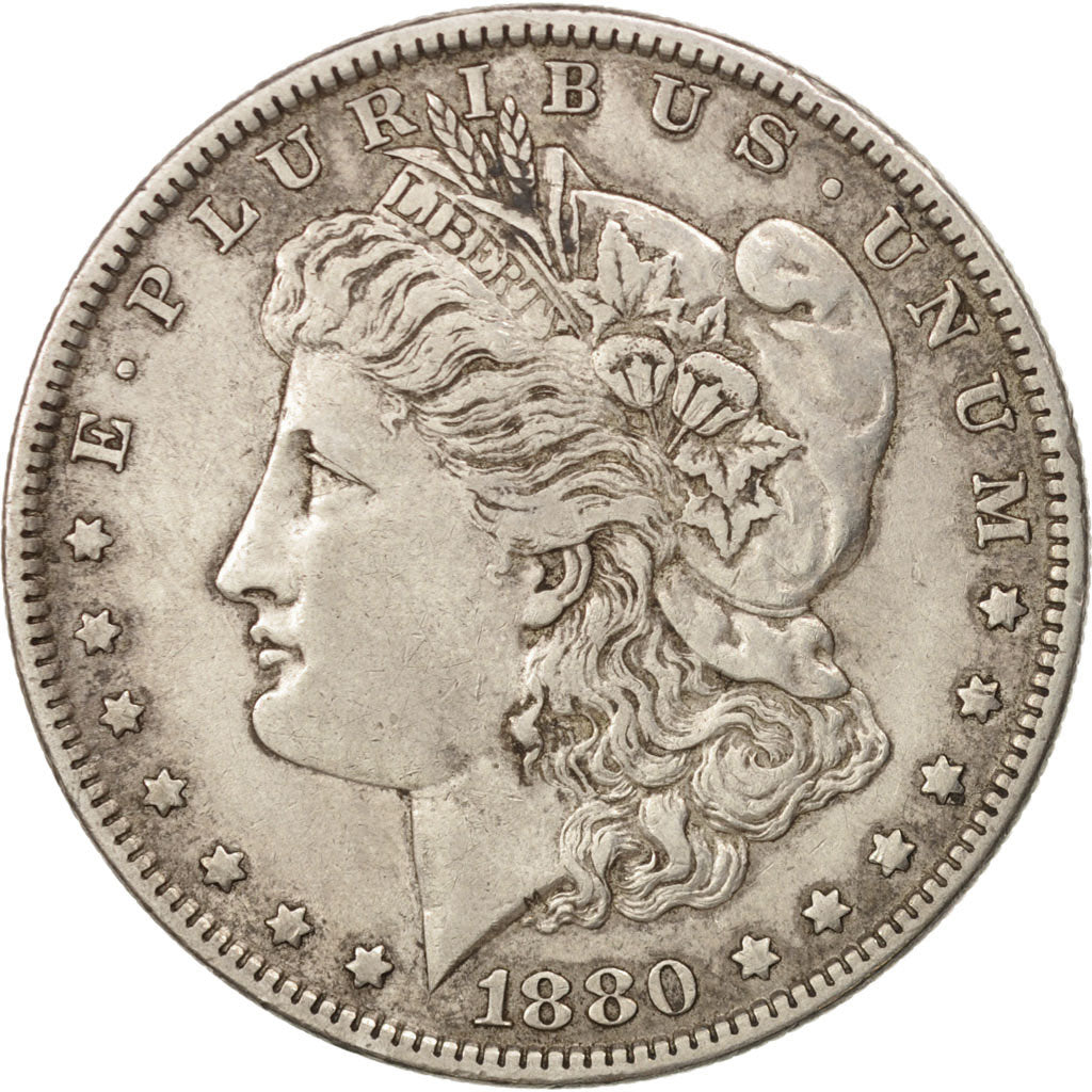 Stati Uniti, Morgan Dollar, Dollar, 1880, U.S. Mint, New Orleans, BB, Argento...