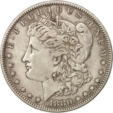 Stati Uniti, Morgan Dollar, Dollar, 1880, U.S. Mint, New Orleans, BB, Argento...