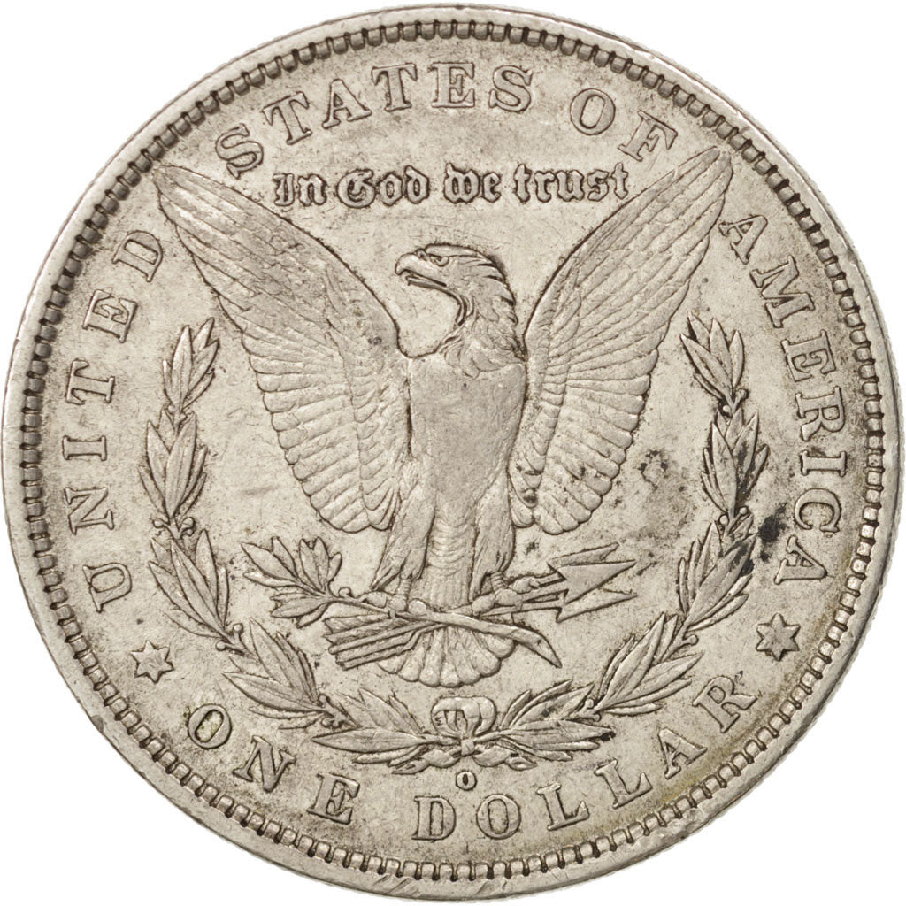 Stati Uniti, Morgan Dollar, Dollar, 1880, U.S. Mint, New Orleans, BB, Argento...
