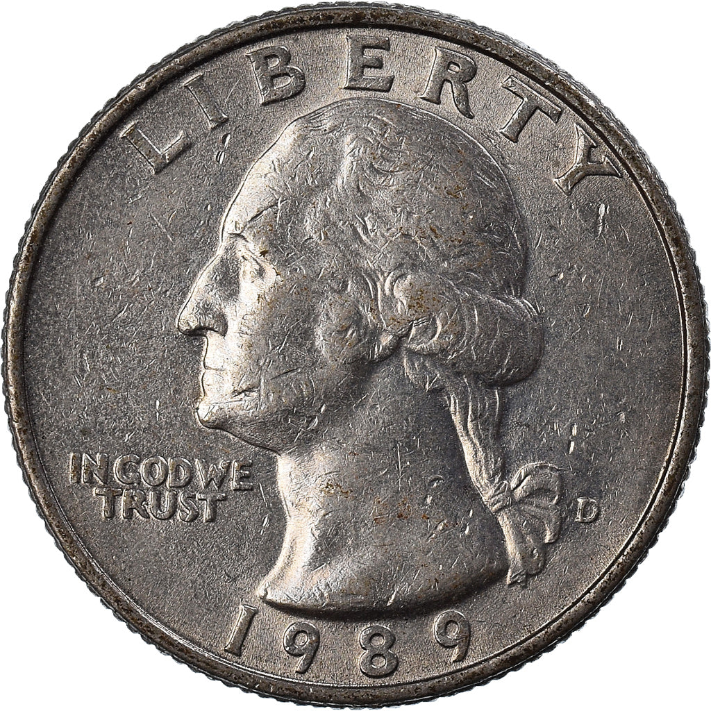 Coin, United States, Quarter, 1989