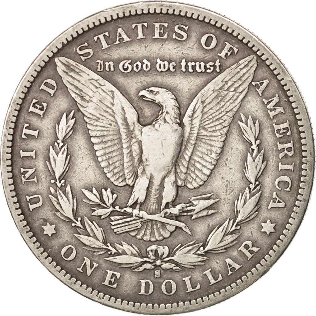 Stati Uniti, Morgan Dollar, Dollar, 1881, U.S. Mint, San Francisco, MB+, Arge...