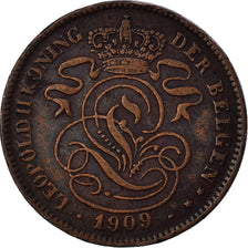 Moneta, Belgio, 2 Centimes, 1909