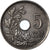 Moneda, Bélgica, 5 Centimes, 1926