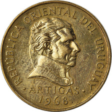 Moneda, Uruguay, 10 Pesos, 1968