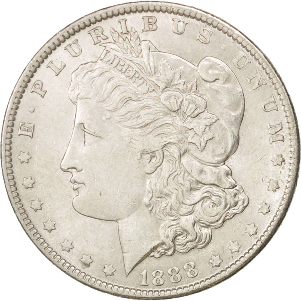 États-Unis, Morgan Dollar, 1888, Philadelphia, TTB+, KM:110