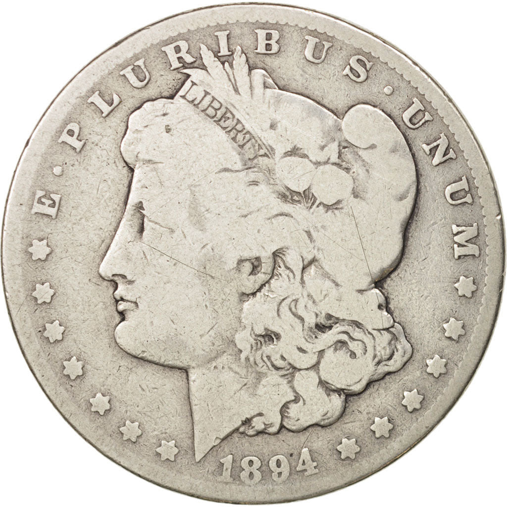 United States, Morgan Dollar, 1894, New Orleans, F(12-15), KM:110