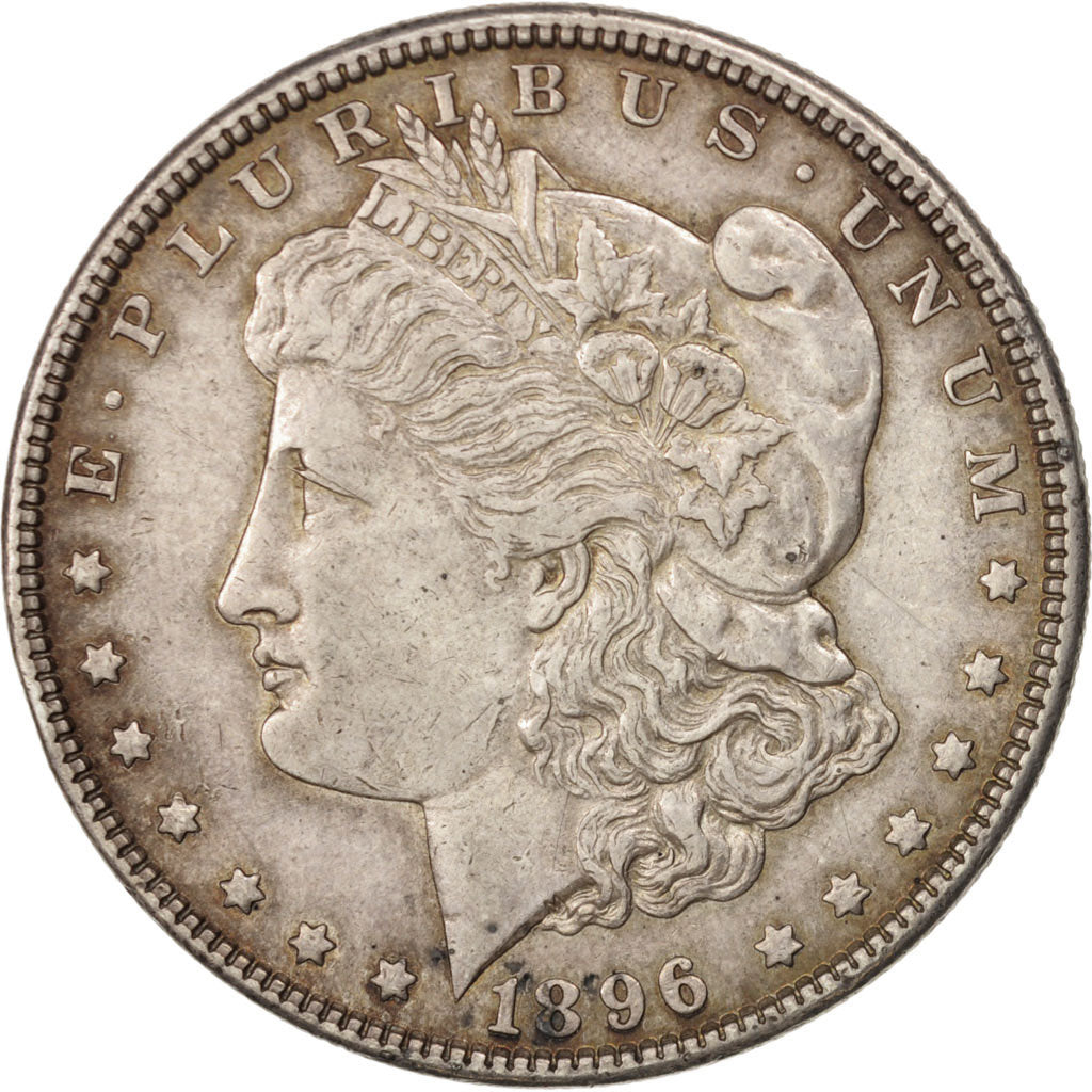 Stati Uniti, Morgan Dollar, Dollar, 1896, U.S. Mint, Philadelphia, BB, Argent...