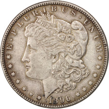 Stati Uniti, Morgan Dollar, Dollar, 1896, U.S. Mint, Philadelphia, BB, Argent...