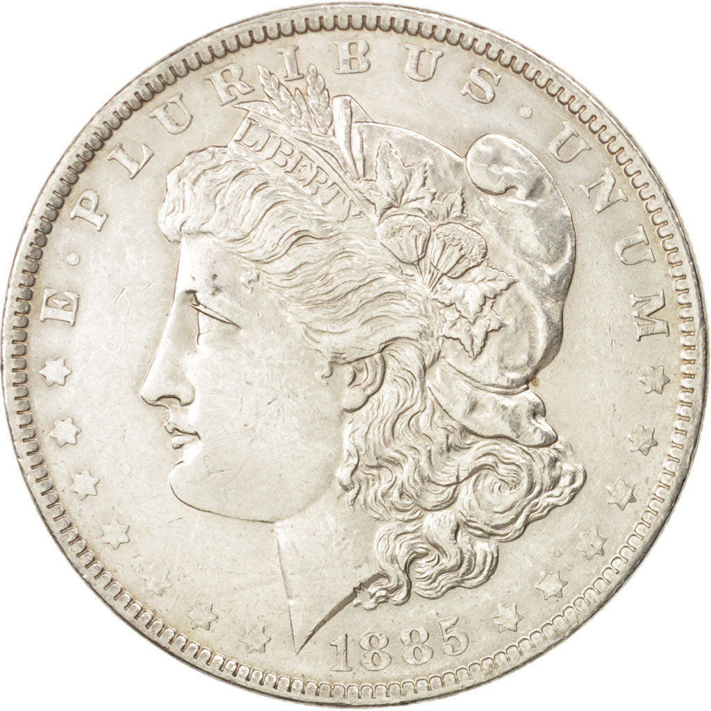 United States, Morgan Dollar, 1885, New Orleans, AU(55-58), KM:110