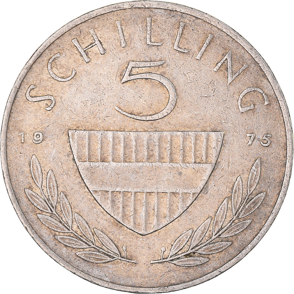 Coin, Austria, 5 Schilling, 1975