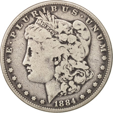 États-Unis, Morgan Dollar, 1884, Philadelphia, TB, KM:110