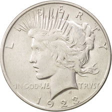 Stati Uniti, Peace Dollar, Dollar, 1923, U.S. Mint, Denver, BB, Argento, KM:150