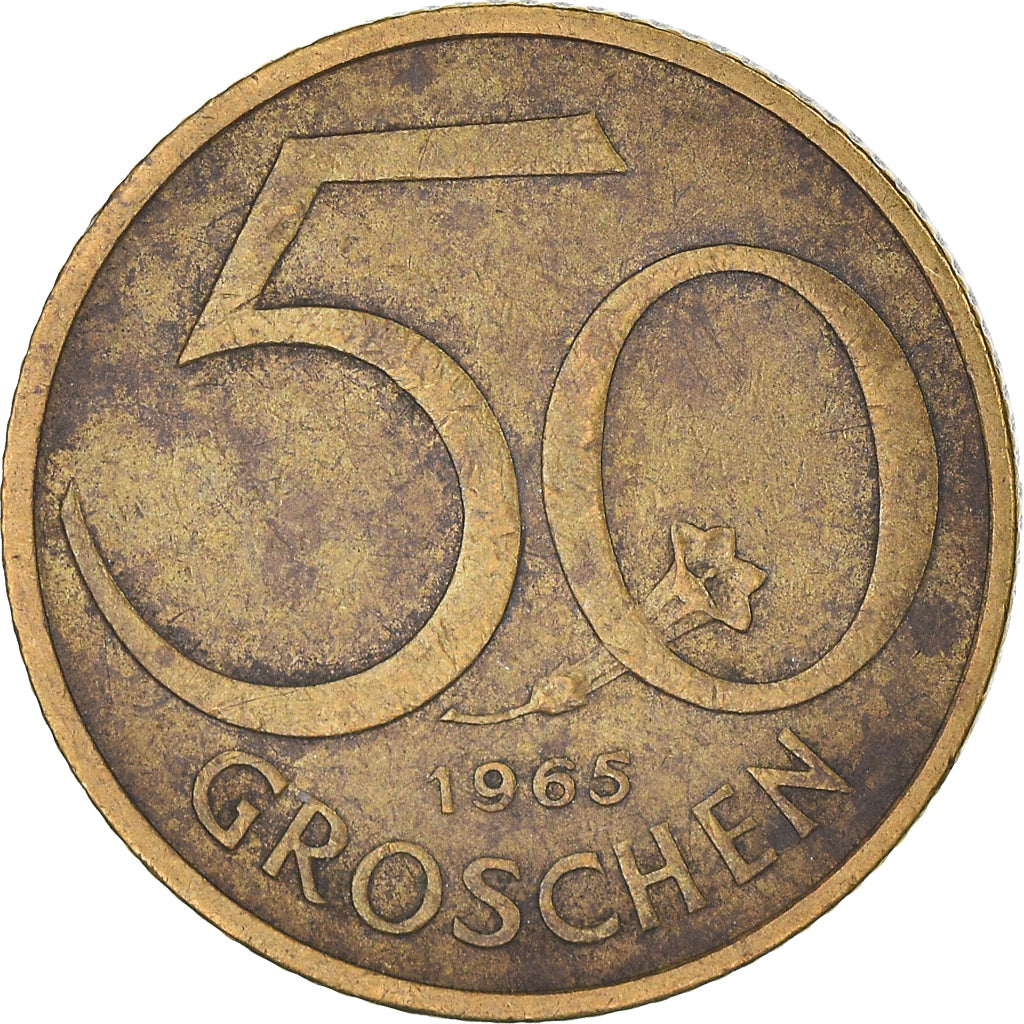 Coin, Austria, 50 Groschen, 1965