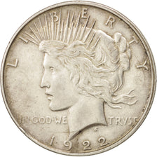 United States, Peace Dollar, 1922, Denver, EF(40-45), KM:115