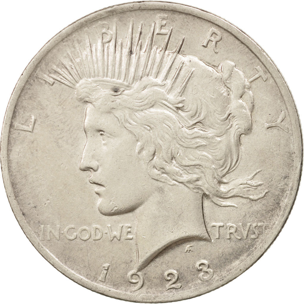 Moneta, Stati Uniti, Peace Dollar, Dollar, 1923, U.S. Mint, Philadelphia, BB
