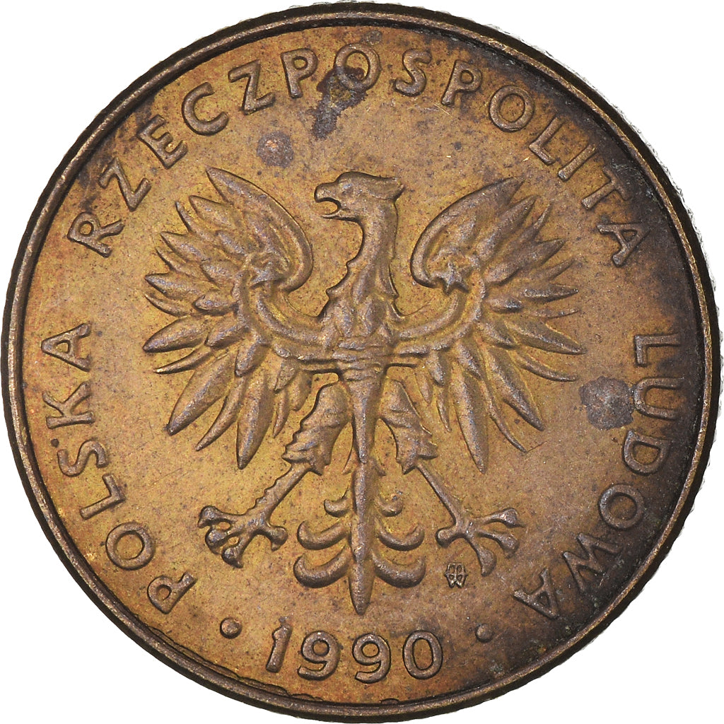 Coin, Poland, 10 Zlotych, 1990