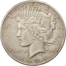 Vereinigte Staaten, Peace Dollar, 1934, San Francisco, EF(40-45), KM:150