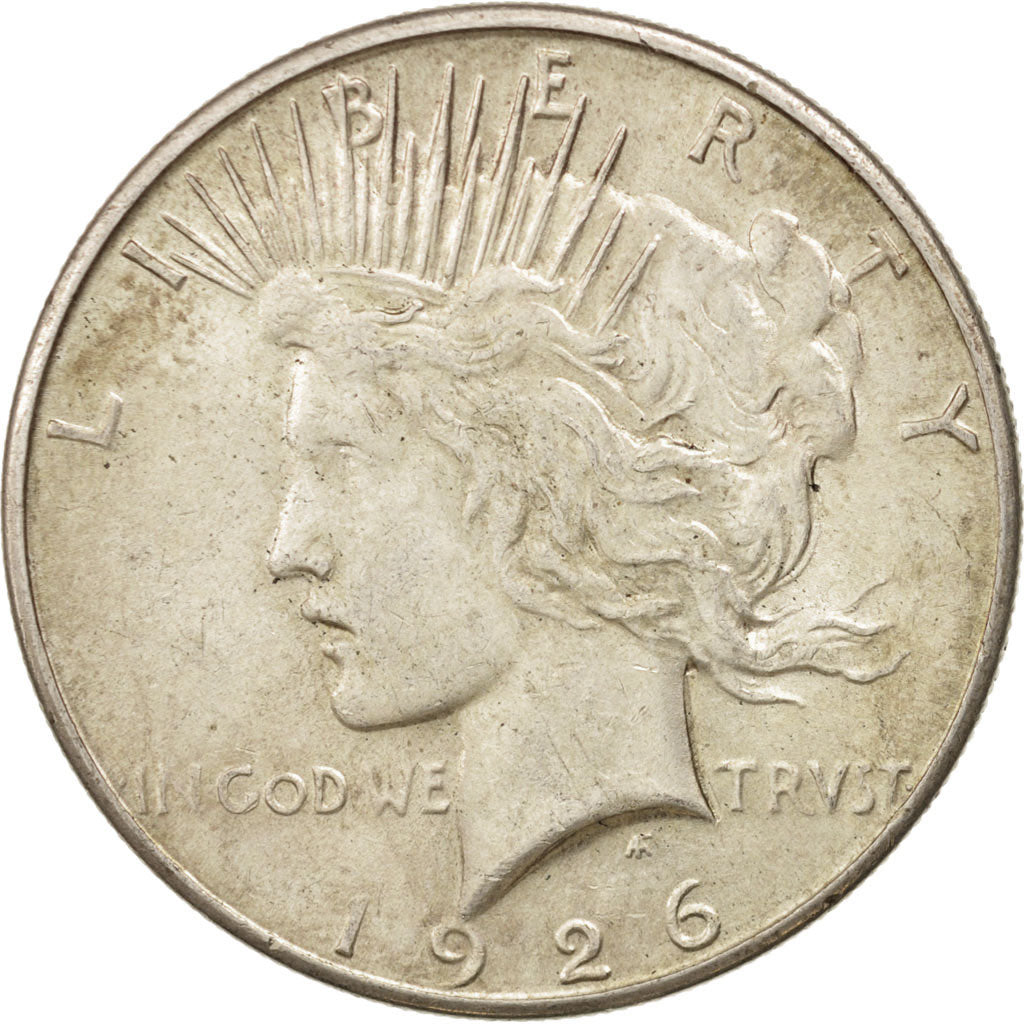 Moneda, Estados Unidos, Peace Dollar, Dollar, 1926, U.S. Mint, San Francisco