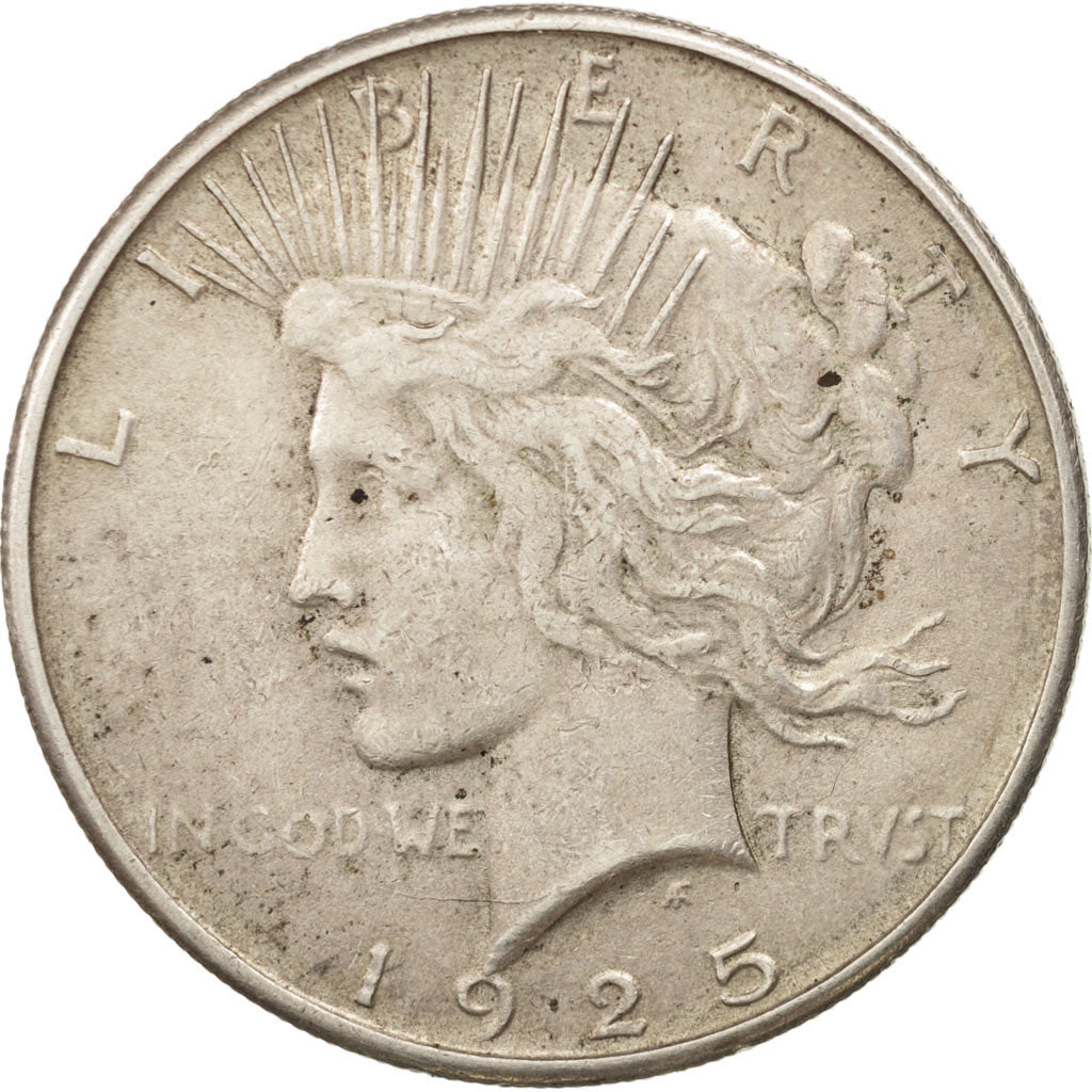 Vereinigte Staaten, Peace Dollar, 1925, San Francisco, EF(40-45), KM:150