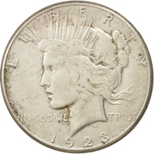 Coin, United States, Peace Dollar, Dollar, 1923, U.S. Mint, San Francisco