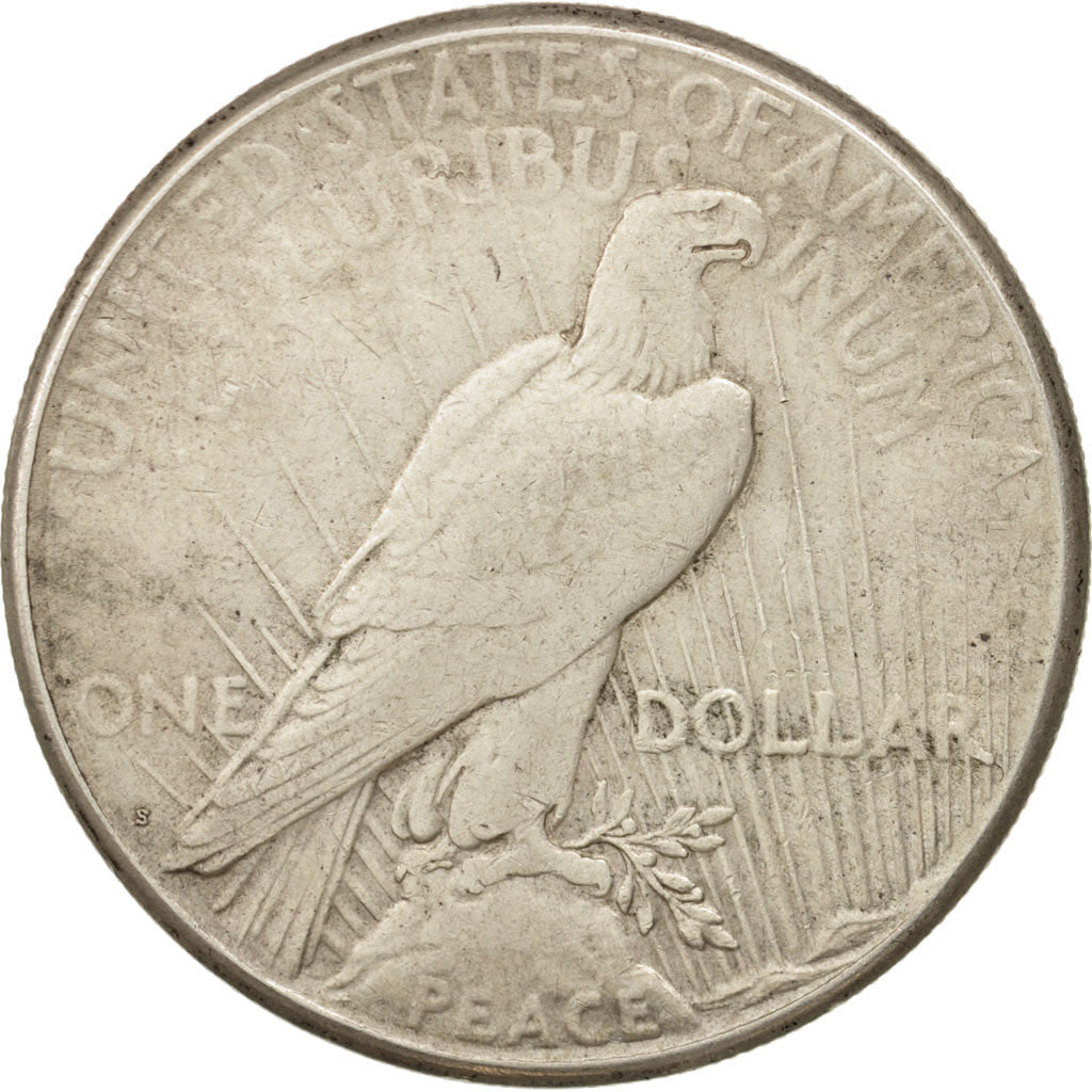 Coin, United States, Peace Dollar, Dollar, 1923, U.S. Mint, San Francisco