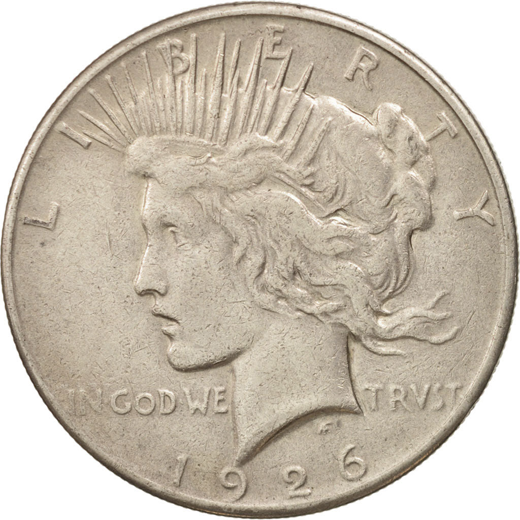 Stati Uniti, Peace Dollar, Dollar, 1926, U.S. Mint, Philadelphia, BB, Argento...