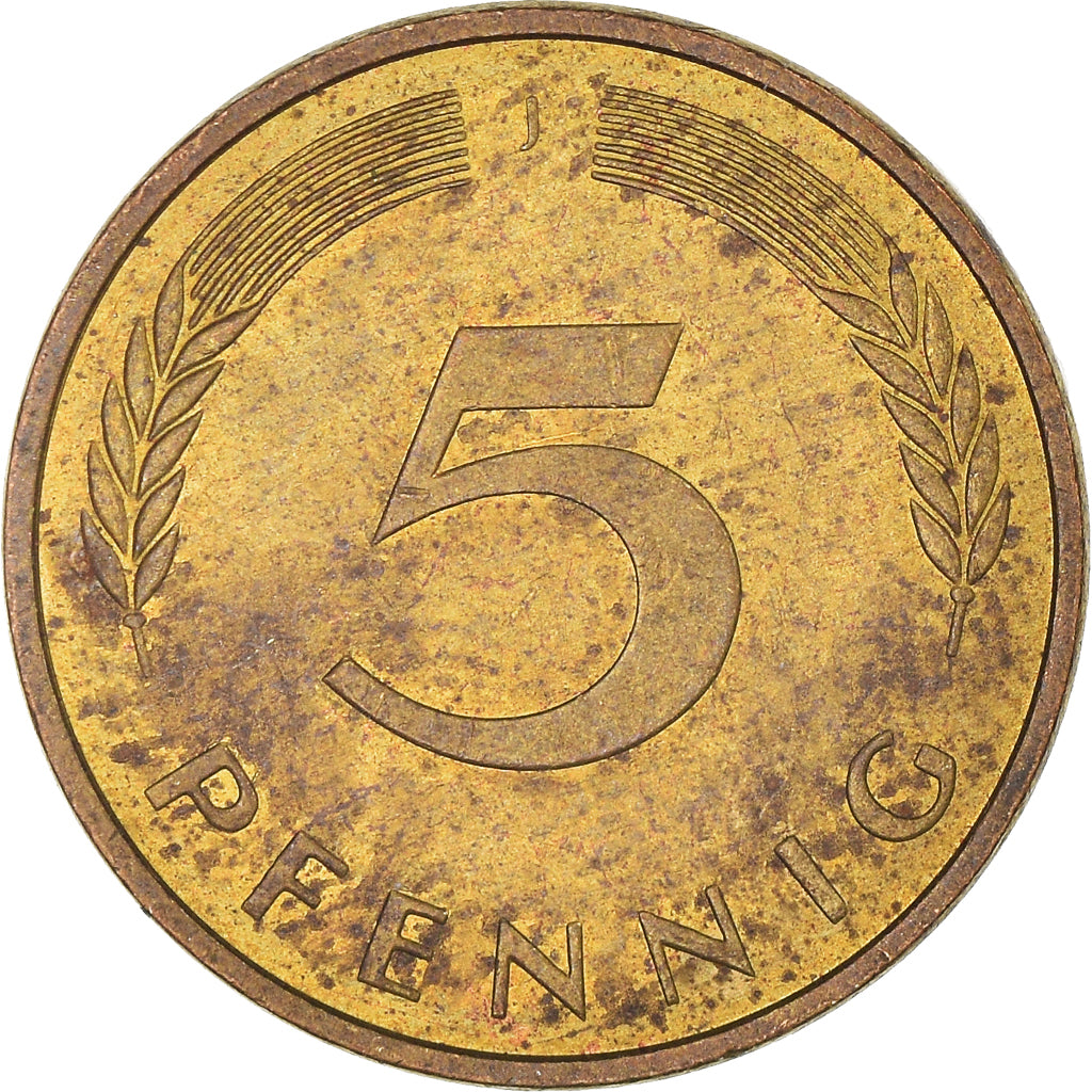 Moneta, Niemcy - RFN, 5 Pfennig, 1993