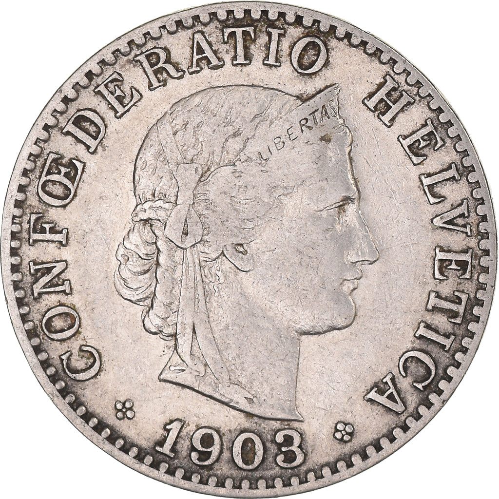 Coin, Switzerland, 20 Rappen, 1903
