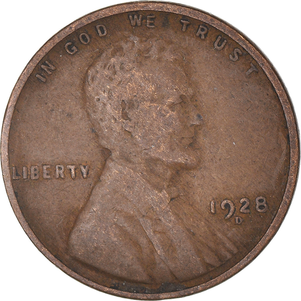 Monnaie, États-Unis, Cent, 1928