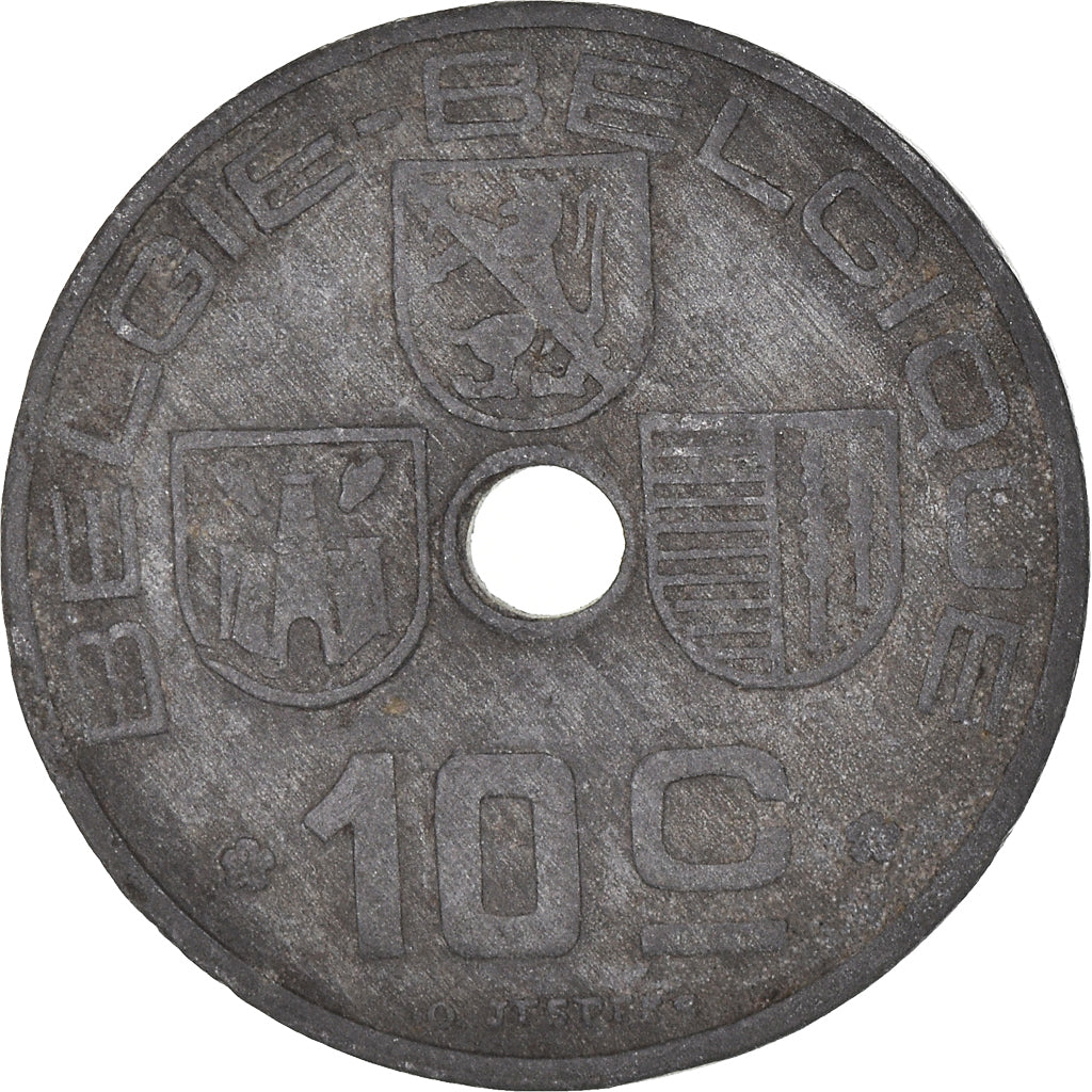Moneta, Belgia, 10 Centimes, 1946