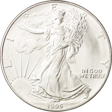 Stati Uniti, Dollar, 1995, U.S. Mint, Philadelphia, FDC, Argento, KM:273