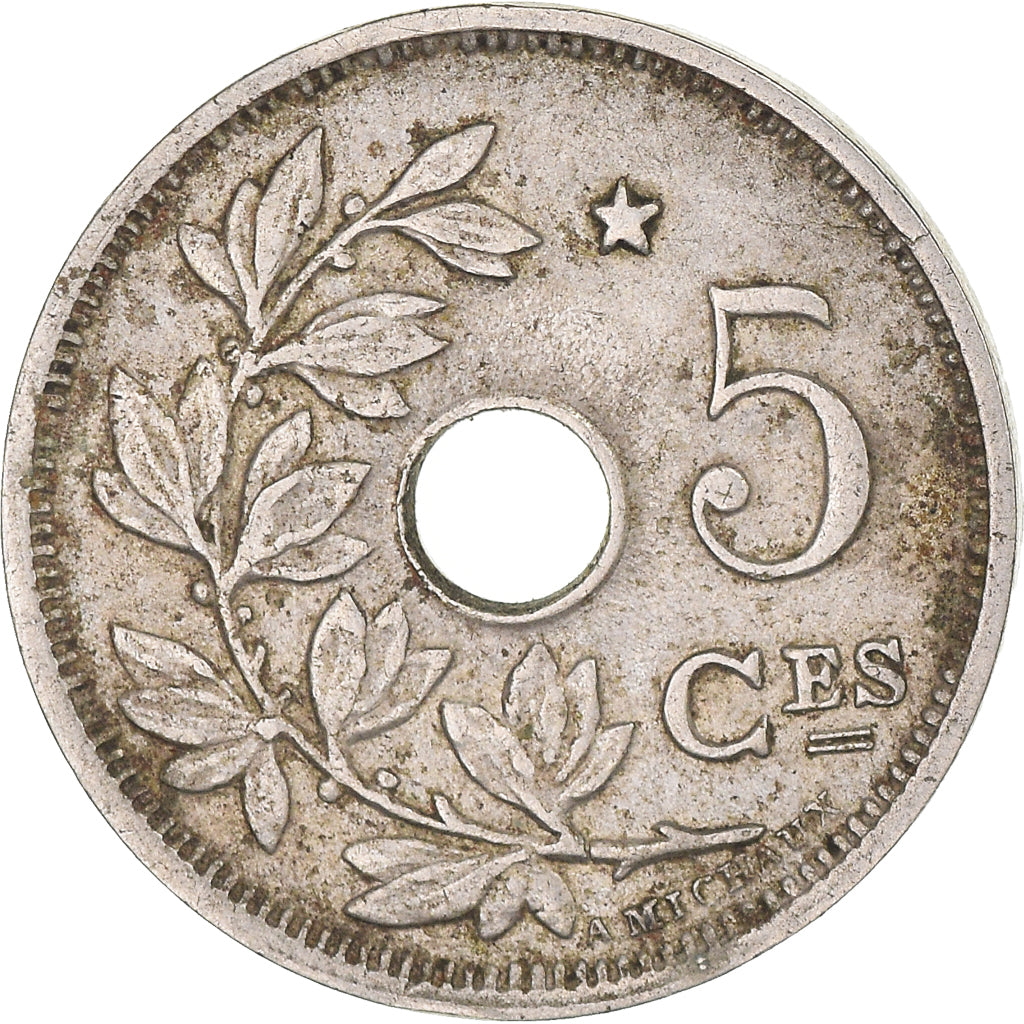 Moneta, Belgia, 5 Centimes, 1932