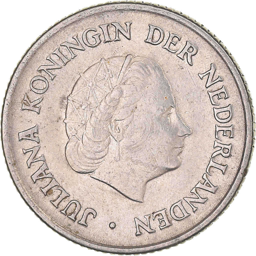 Munten, Nederland, 25 Cents, 1954