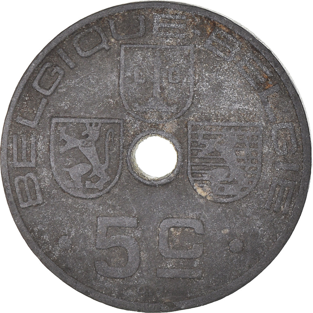 Moneta, Belgio, 5 Centimes, 1941
