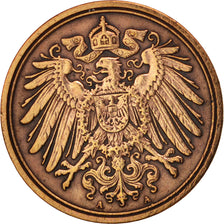 GERMANIA - IMPERO, Wilhelm II, Pfennig, 1899, Berlin, BB, Rame, KM:10