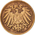 GERMANY - EMPIRE, Wilhelm II, Pfennig, 1915, Munich, EF(40-45), Copper, KM:10