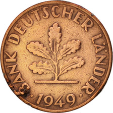 Münze, Bundesrepublik Deutschland, Pfennig, 1949, Munich, S+, Copper Plated