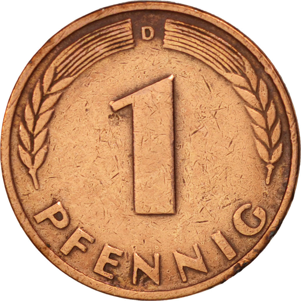 Münze, Bundesrepublik Deutschland, Pfennig, 1949, Munich, S+, Copper Plated