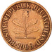 Coin, GERMANY - FEDERAL REPUBLIC, Pfennig, 1966, Stuttgart, EF(40-45), Copper