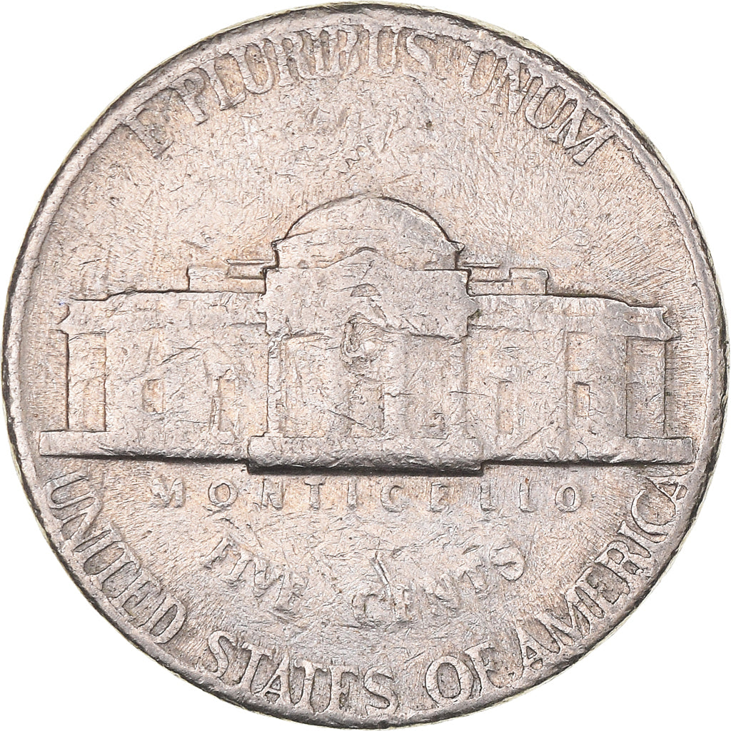 Coin, United States, 5 Cents, 1972